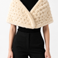 Women's Beige Fur Shawl