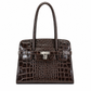 Brown Croco Leather bag
