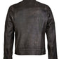Hooper -  Men's Biker  zstone Leather Jacket