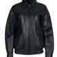 BONA - Women's oversize Bomber Leather Jacket