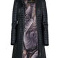 Black Quilted Nappa Leather Coat