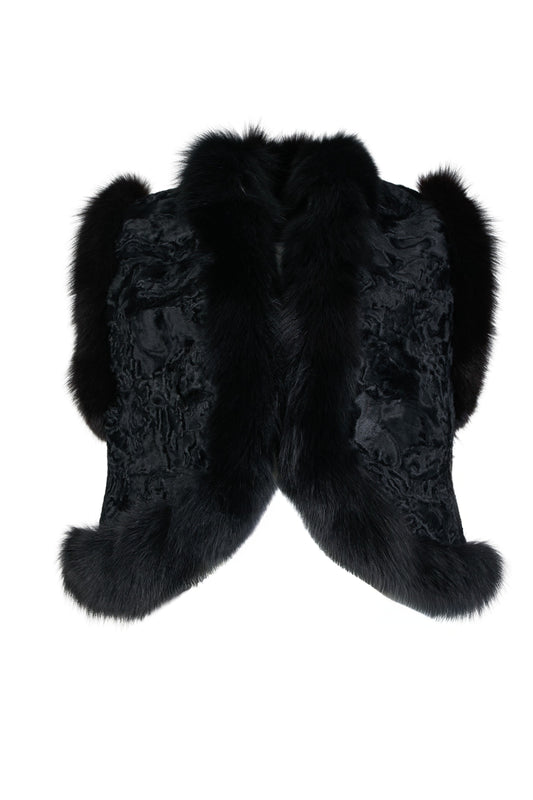 Handamde Women's Short Fur Vset