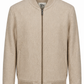S4 - RUSSEL- Men's  Beige Wool Blend Bomber Jacket