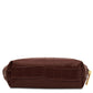 Vera Croc print leather toiletry case