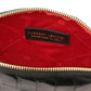 Vera Croc print leather toiletry case