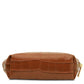 Vera Croc print leather toiletry case