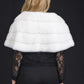 SAGA ROYAL White Mink Fur stole