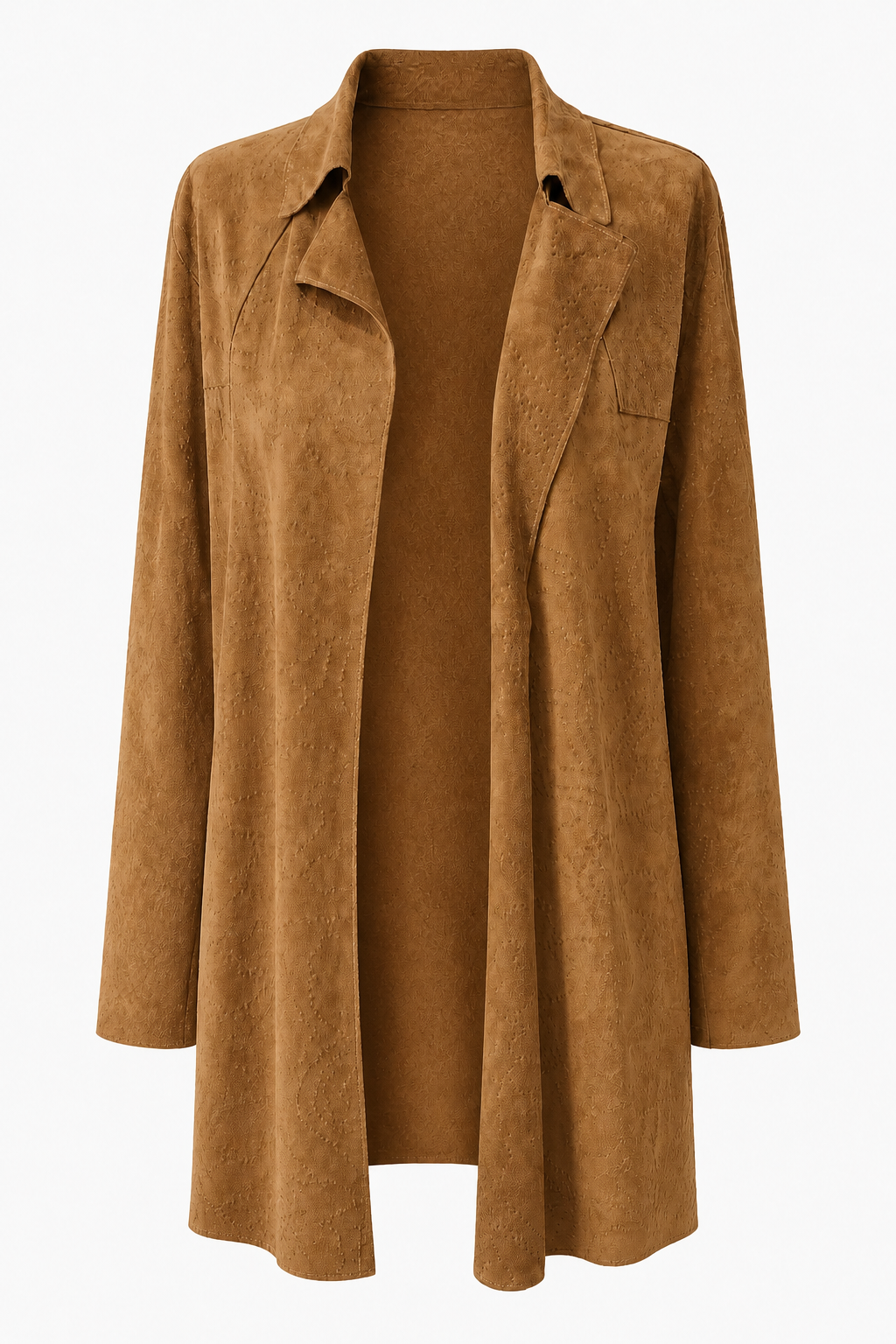 Women's  Camel Suede OverShirt