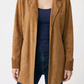 Women's  Camel Suede OverShirt