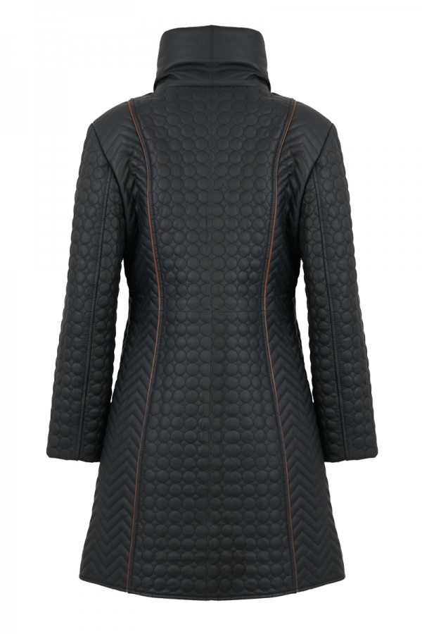 Women's Black quilted coat
